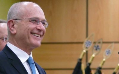 Blick über den Horizont des Lagerbergs