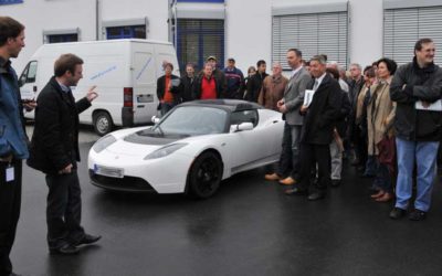 CSU zu Besuch im Photovoltaik Kompetenz Zentrum