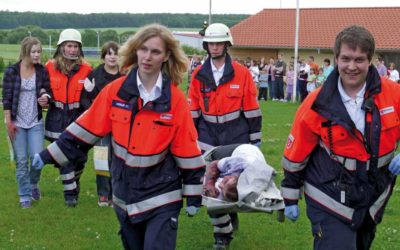 Fettexplosion am Jugendzeltplatz