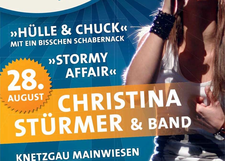 Der nächste Open-Air-Livehammer in Knetzgau: Christina Stürmer