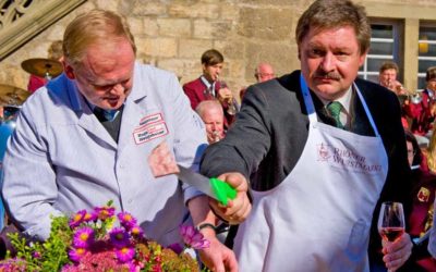 Staatssekretär Gerhard Eck, Schirmherr beim Wurstmarkt in Ostheim