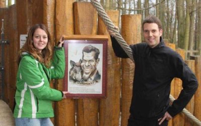 JU spendet an Wildpark Schweinfurt
