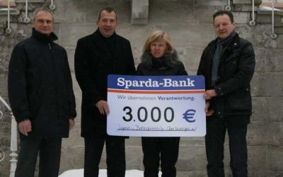 3.000 Euro für die Jugend-und Behindertenhilfe Oberlauringen