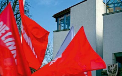 Demo vor dem Landratsamt