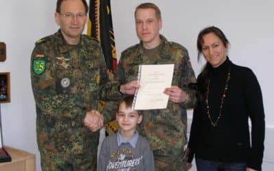 Einsatzmedaille Gefecht auf dem Lagerberg verliehen