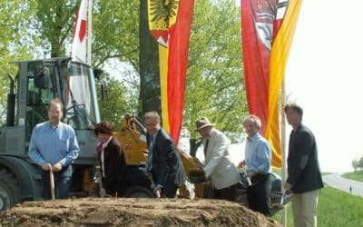 Spatenstich: Ausbau der Kreisstraße zwischen Gerolzhofen und Schallfeld