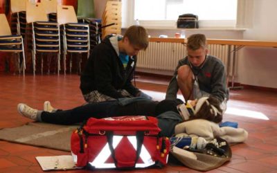 Sanitätsdienstausbildung erfolgreich abgeschlossen