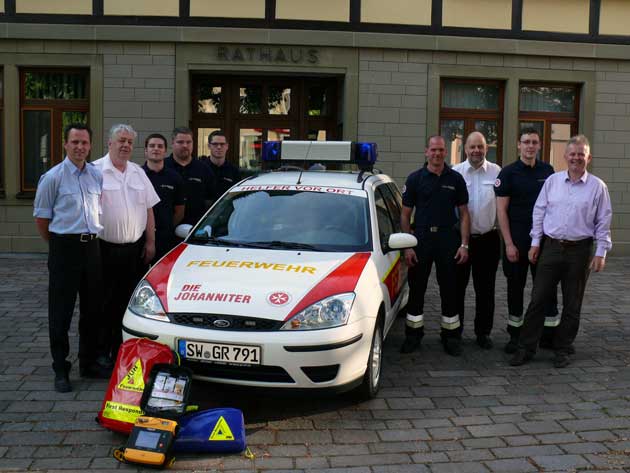 First Responder gehen in Grettstadt an den Start