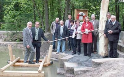 Waldspielplatz bei Hundelshausen neu gestaltet