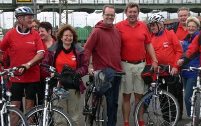 SPD-Radler mit Fraktionschef Markus Rinderspacher machten Station in Schweinfurt