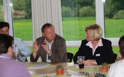 Landrat diskutiert mit Wirtschaftsjunioren über die Zukunft des Landkreises