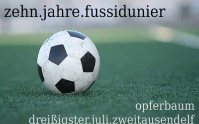Das Opferbaumer „Fussidunier“ wird zehn Jahre