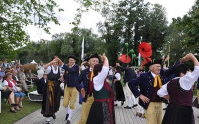 Fränkisch getanzt auf der Gartenschau