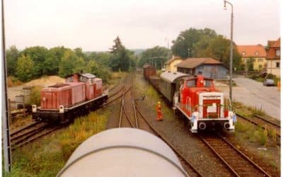 Vor zwanzig Jahren: der letzte Zug verlässt Volkach