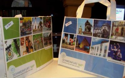 Tourist-Information 360°: neue Werbeartikel für Stadt und Landkreis Schweinfurt