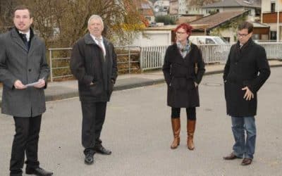 Landeschef Florian Pronold reist durch die Ortsteile der Großgemeinde Schonungen