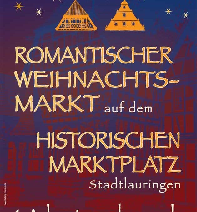 Am ersten Adventswochenende: Romantischer Weihnachtsmarkt rund um den historischen Marktplatz Stadtlauringen