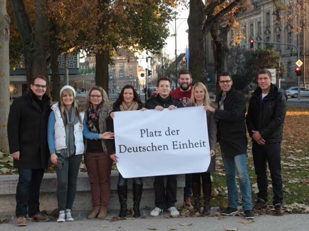 JU will „Platz der Deutschen Einheit“ in Schweinfurt
