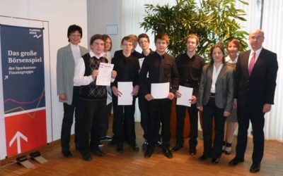 Schülerteam aus dem Celtis-Gymnasium gewinnt in Schweinfurt beim Planspiel Börse 2011