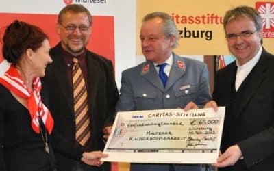 Malteser Kinderhospizdienst: 65.000 Euro Scheckübergabe
