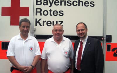 39 und 25 Jahre für die Bevölkerung im BRK-Rettungsdienst aktiv