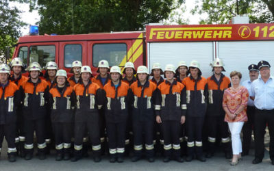 16 Geldersheimer Feuerwehrmänner legen Leistungsprüfung ab
