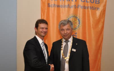 Amtsübergabe beim Rotary Club Schweinfurt-Peterstirn