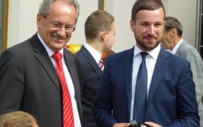 Münchens OB: Eintrag in Schonungens goldenes Buch