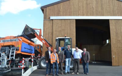 Neue Salzlagerhalle in Gerolzhofen