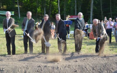 Baubeginn: Spatenstich am Zentrum Nachhaltigkeit Wald in Handthal