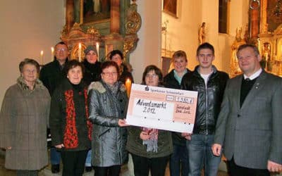 Erlös aus dem Adventsmarkt in Garstadt 2012