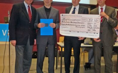 Professor Dr. Johannes Paulus erhält zum zweiten Mal den Förderpreis der VDI-Stiftung Unterfranken