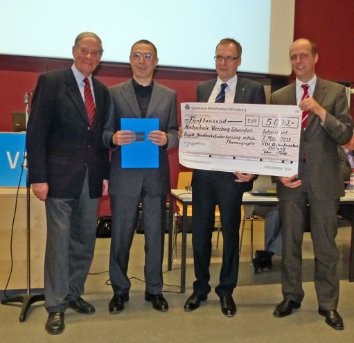 Professor Dr. Johannes Paulus erhält zum zweiten Mal den Förderpreis der VDI-Stiftung Unterfranken