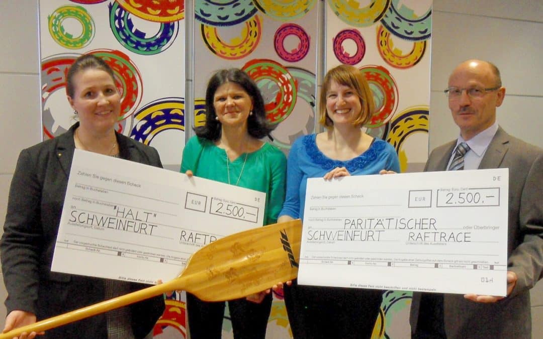 HaLT und Paritätischer Wohlfahrtsverband erhalten 5.000 € vom rotarischen Schlauchbootrennen