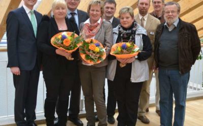 Landrat dankt langjährigen Mitarbeitern – Dienstjubilare im Landratsamt Schweinfurt geehrt