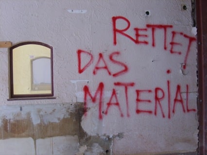 Vielseitiges trash art Kunstprojekt in der Münnerstädter Marienanstalt