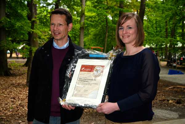 Wirtschaftsjunioren Schweinfurt sponsoren Minigolfbahn im Wildpark