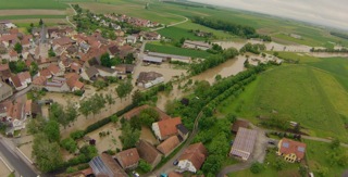 Drohnen helfen bei Jahrhunderthochwasser