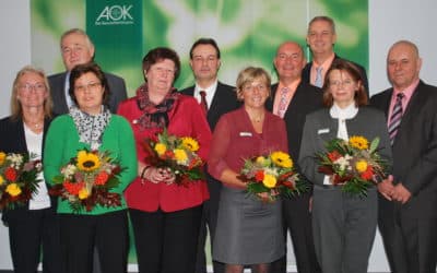 Dienstjubiläen bei der AOK