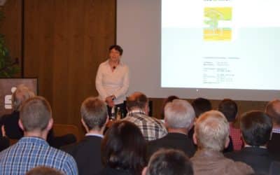 Passivhaus-Ausstellung in der Sparkasse Schweinfurt mit Fachvortrag eröffnet