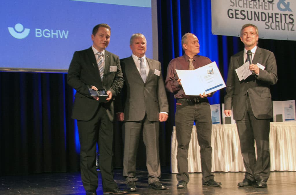 Amthor Logistic GmbH wird von Berufsgenossenschaft ausgezeichnet