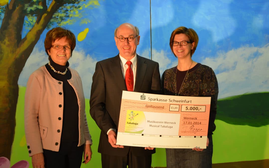 Sparkasse Schweinfurt unterstützt Musicalprojekt mit 5.000 Euro