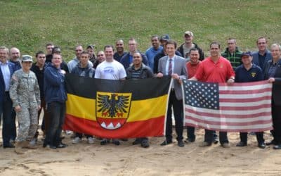 US-Soldaten halfen bei Instandsetzung des Waldspielplatzes in Hundelshausen