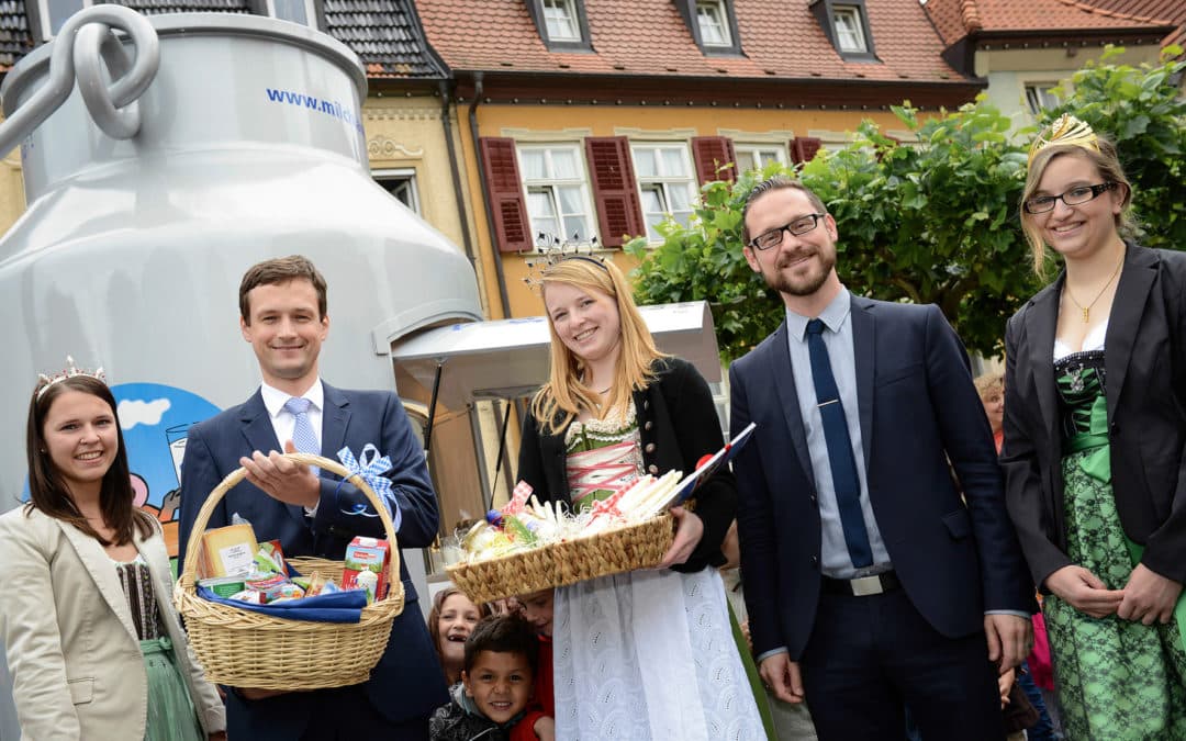Bayerische Milchprinzessin besucht Gerolzhofen