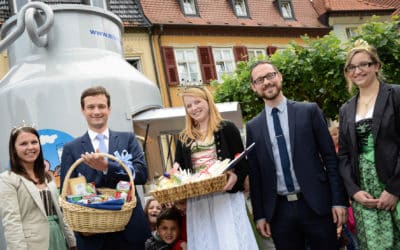 Bayerische Milchprinzessin besucht Gerolzhofen