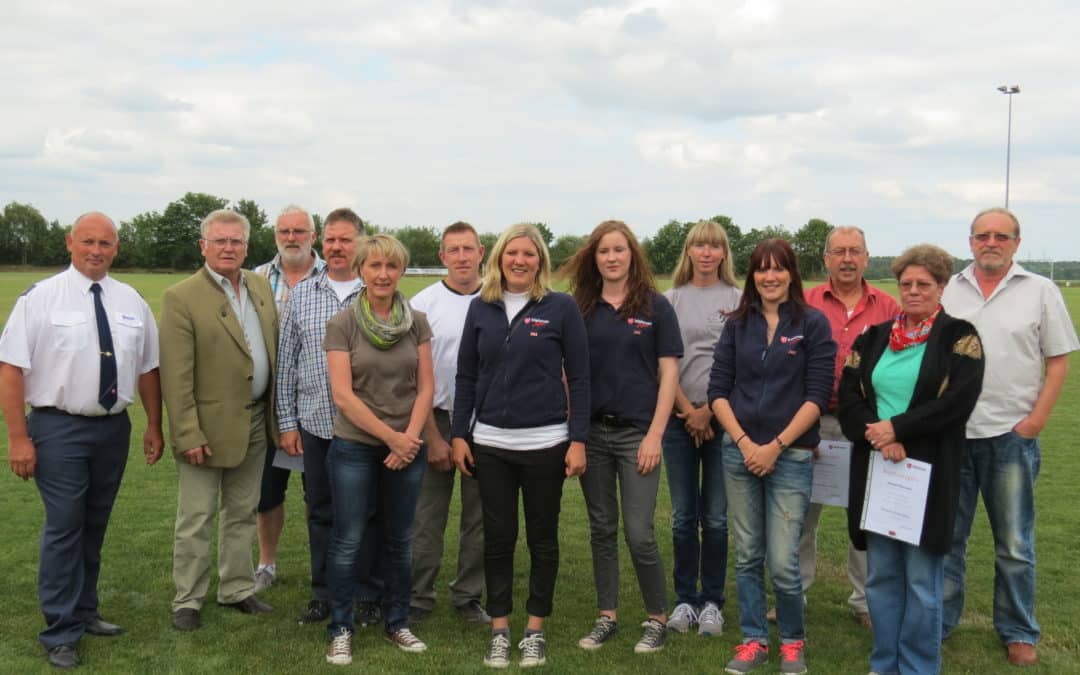 Malteser Johannisfeuer in Hesselbach mit Mitgliederehrung