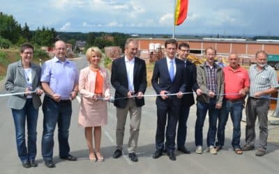 Ausgebaute Kreisstraße SW 41 eingeweiht