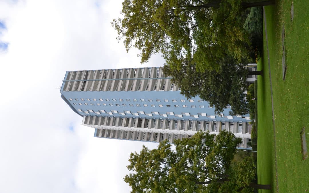 Vor 50 Jahren bezogen die ersten Mieter das SKF-Wohnhochhaus