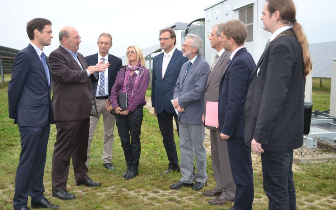 Landrat Florian Töpper bei Belectric
