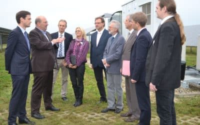 Landrat Florian Töpper bei Belectric